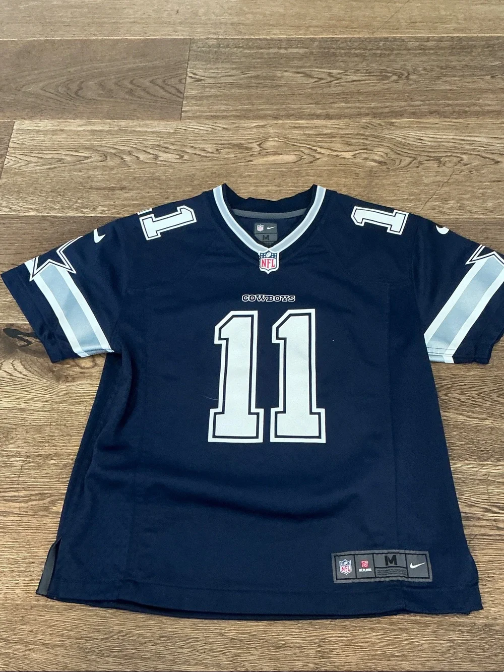 Nike Dallas Cowboys #11 Navy and White Football Jersey